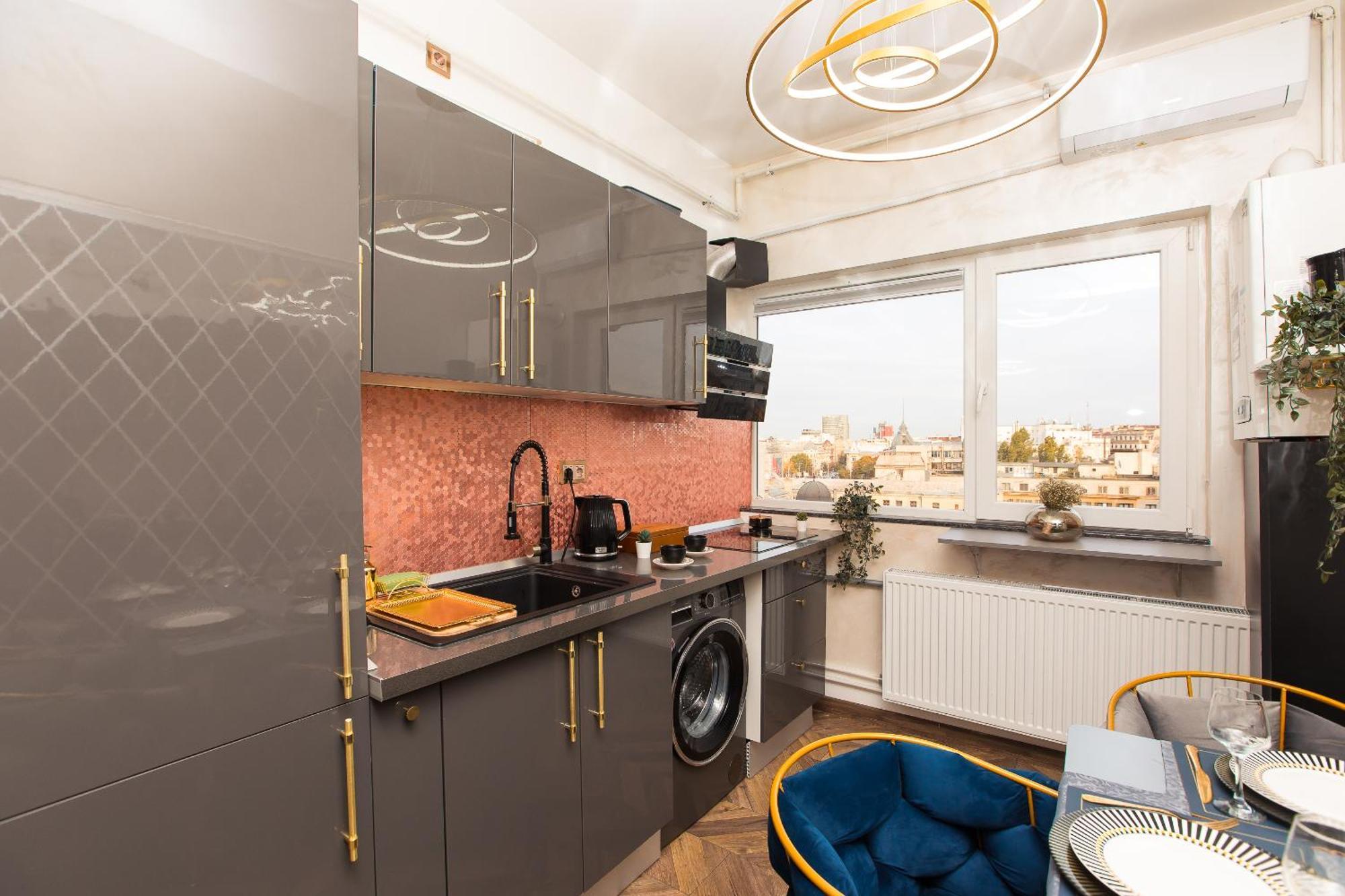Royalty Apt With City Views On Calea Victoriei Бухарест Экстерьер фото