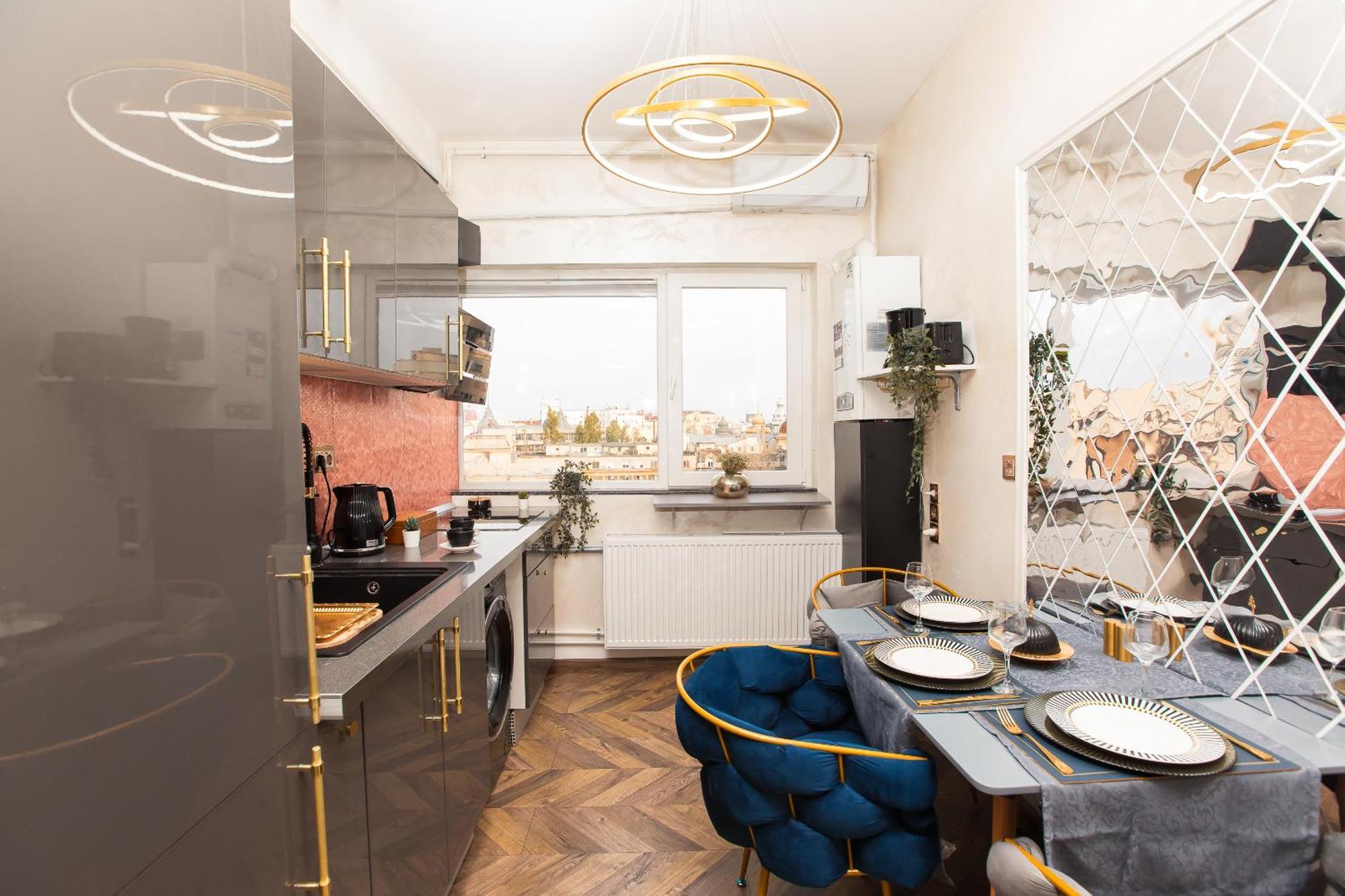 Royalty Apt With City Views On Calea Victoriei Бухарест Экстерьер фото