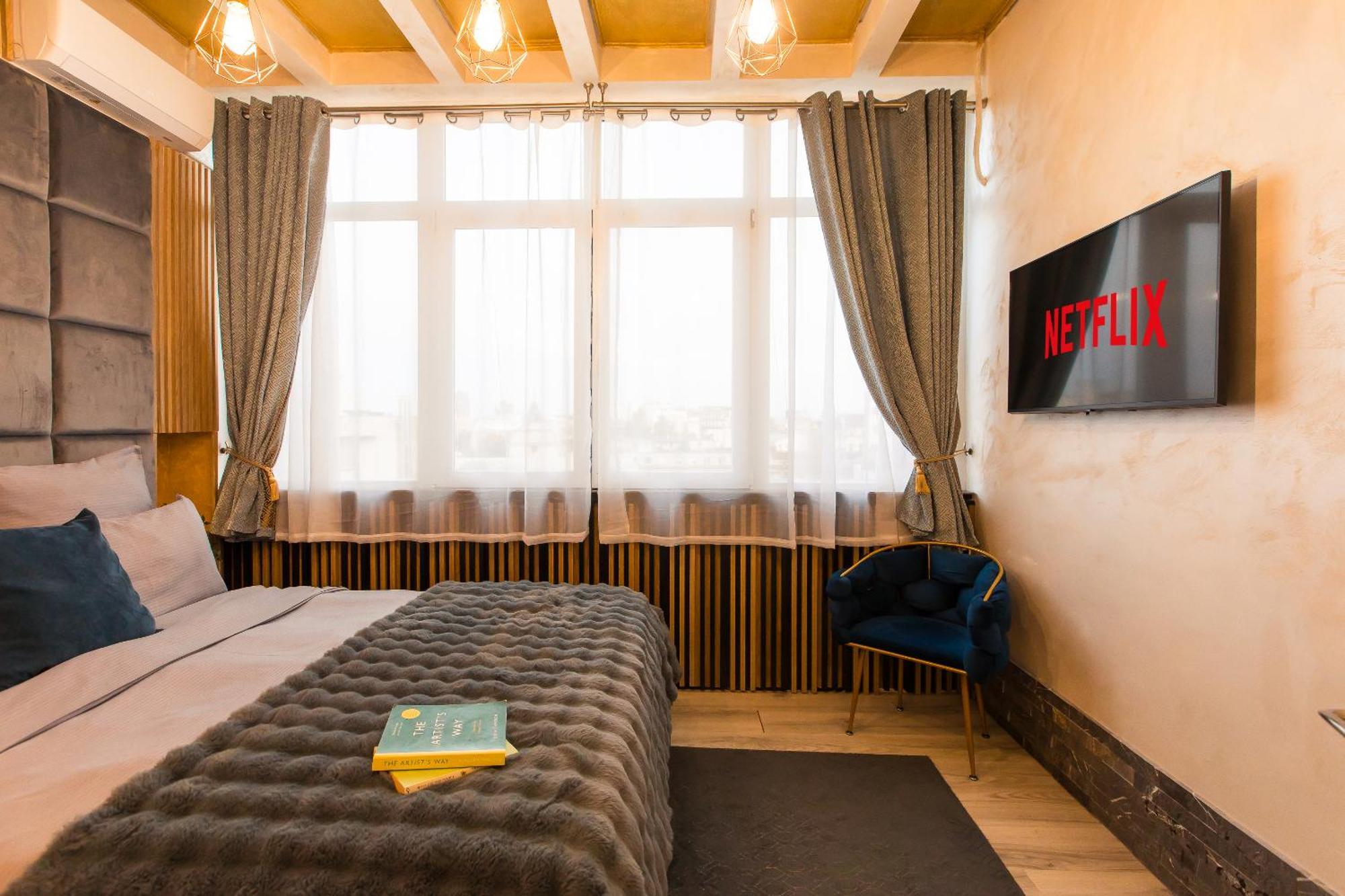 Royalty Apt With City Views On Calea Victoriei Бухарест Экстерьер фото